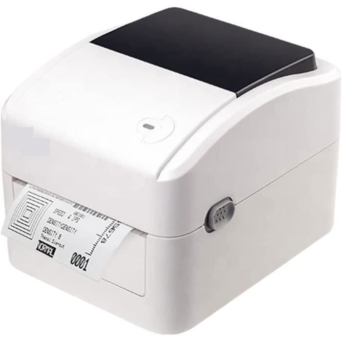 Imprimante d'étiquettes Imprimante d'étiquette d'expédition thermique de 4  pouces 25-115mm d'autocollant de code à barres d'au[775] - Cdiscount  Informatique