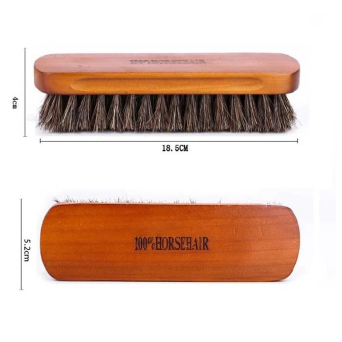 Entretien Cuir Professionnel Lot De 2 Brosses Cirage YKEBVPW - Crin De Cheval - Entretien Chaussures Cuir Brosse Applicatrice Cire Entretien Cuir Professionnel Lot De 2 Brosses Cirage YKEBVPW - Crin De Cheval - Entretien Chaussures Cuir Brosse Applicatrice Cire