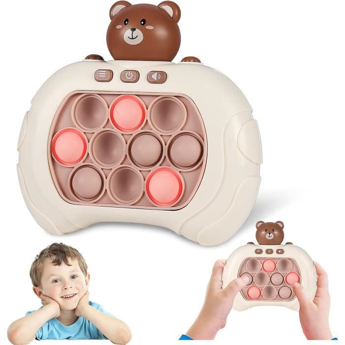 Toy pour Enfants de 6 à 12 Ans, Jeu Quick Push, Jeu électronique