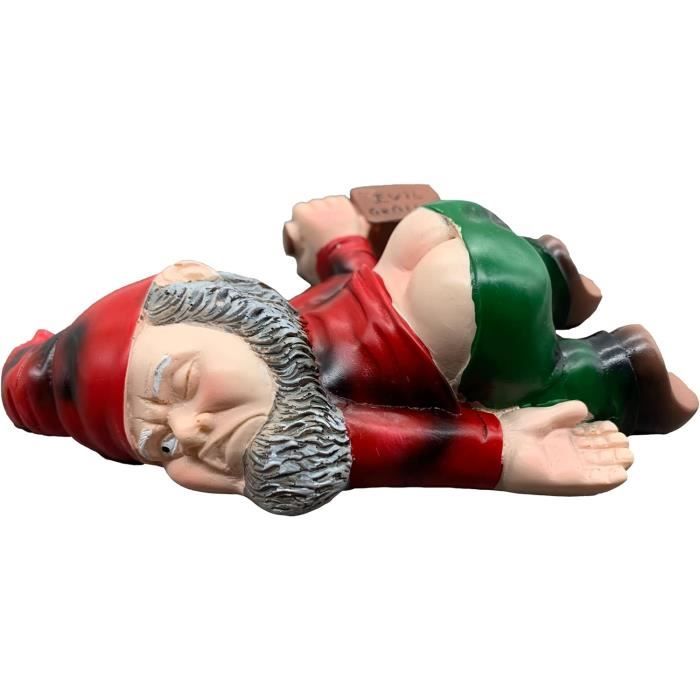 Statue Nain De Jardin Femme à La Fenêtre – Résine Étanchéité 3D – Décoration Extérieure Arbre, Mur, Clôture – Figure Mignonne Et Réaliste