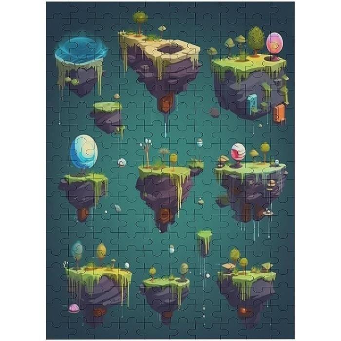 Janod – Puzzle Dame Nature 200 Pièces – Valisette – Poster Inclus – Dès 7 Ans – éducatif