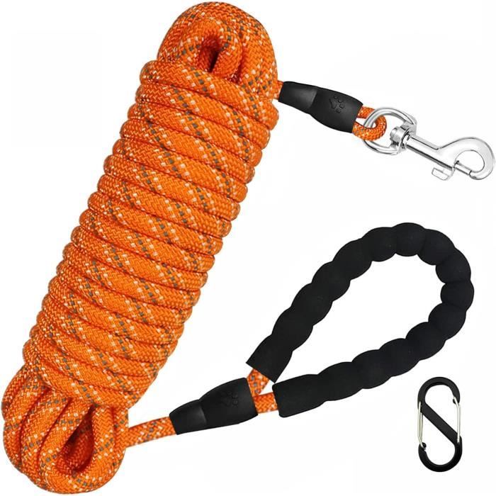 Paracorde 550 Orange-Noir 30m – Corde Résistante 250 Kg Pour Bracelets, Laisses & Survie