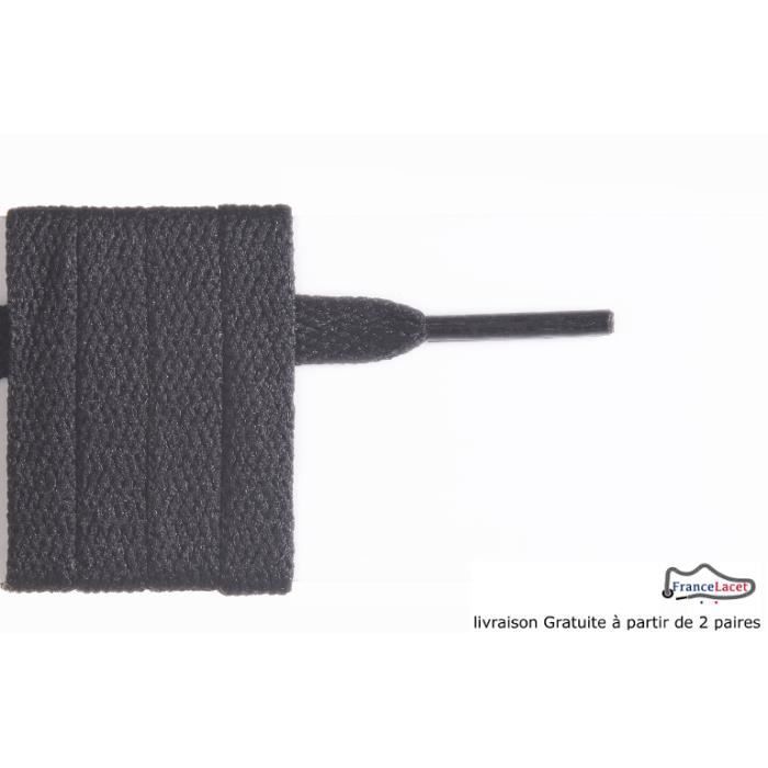 lacet plat noir