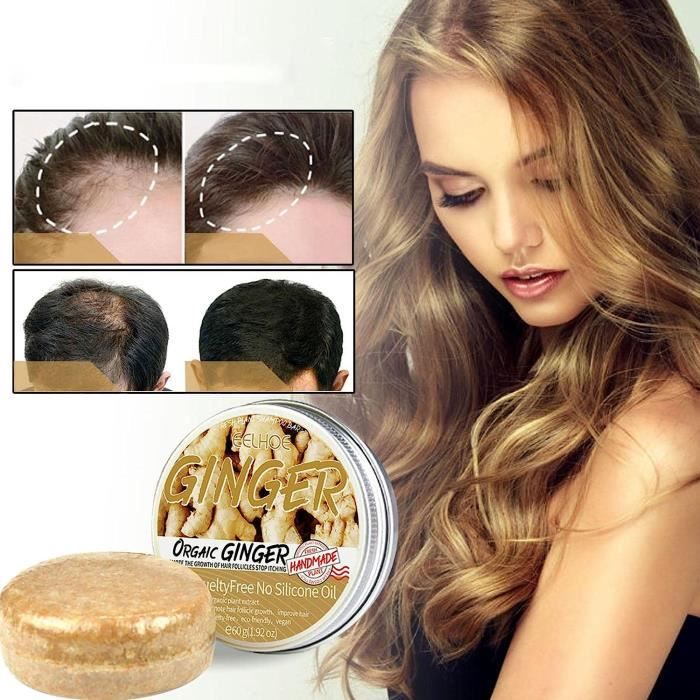 Savon Shampoing Gingembre Savon Shampoing Naturel Au Gingembre Anti-Chute Savon