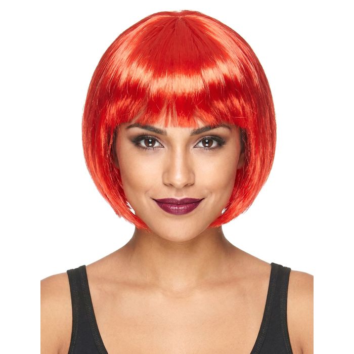 Perruque Courte Rouge Femme - 37446 - Cdiscount Jeux - Jouets