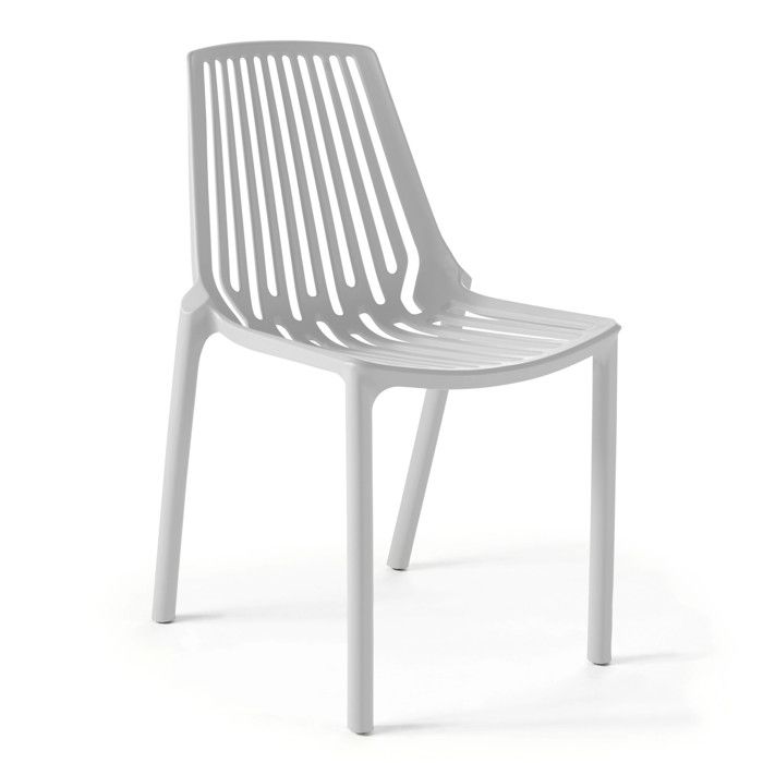 Chaise De Jardin Plastique Blanc