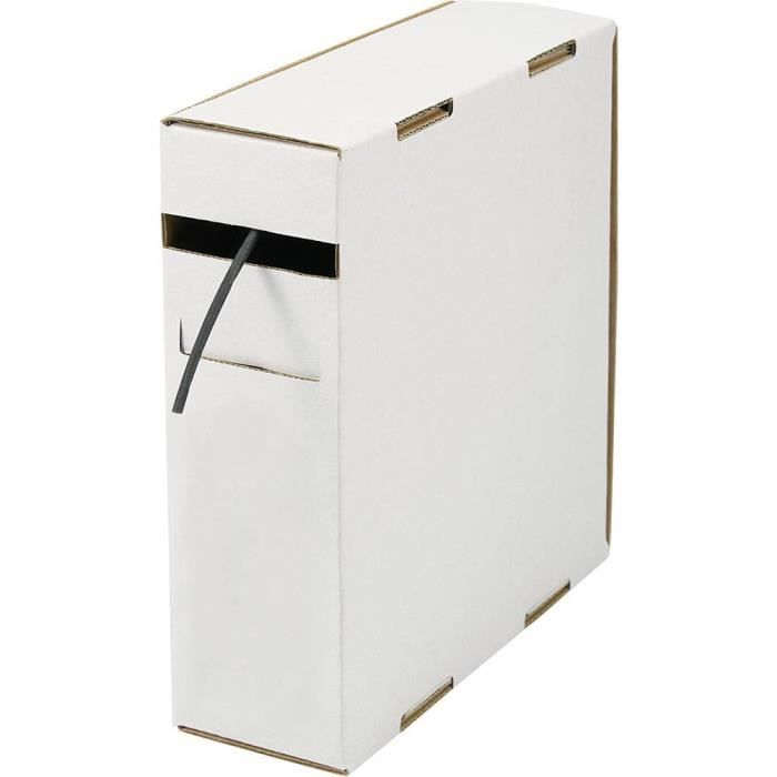 Gaine thermor/étractable 2:1 Rouge - /Ø 1MM /à 13MM de 0,5m /à 10m /Ø 10mm, 3 M/ètres sans colle