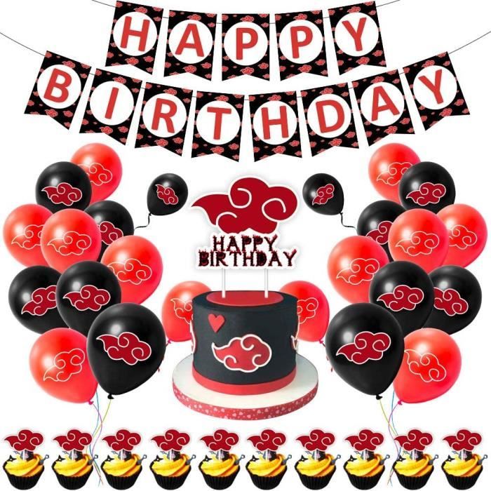 N Aruto Lot De Decorations De Fete Pour Enfants Theme Manga Avec Banniere Rouge Et Noire En Latex Cdiscount Maison N Aruto Lot De Decorations De Fete Pour Enfants Theme Manga Avec Banniere Rouge Et Noire En Latex Cdiscount Maison