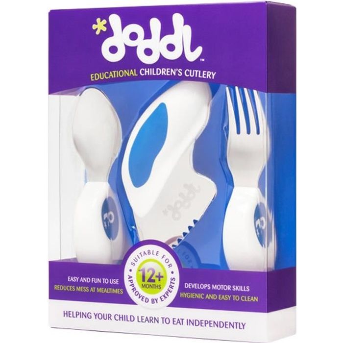 Set De 3 Couverts Ergonomiques Bleus Doddl Cdiscount Puericulture Eveil Bebe Set De 3 Couverts Ergonomiques Bleus Doddl Cdiscount Puericulture Eveil Bebe