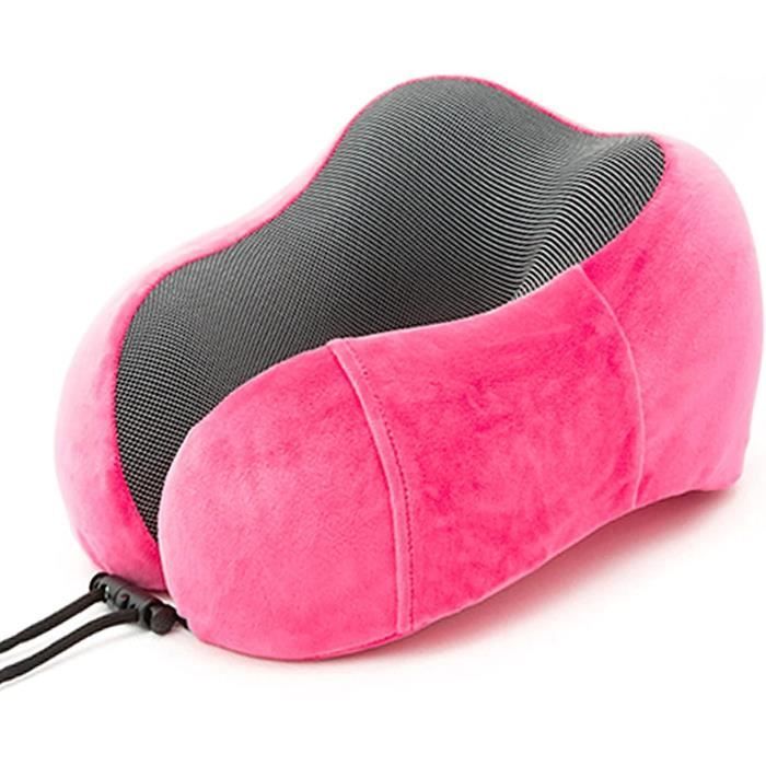 Oreiller De Voyage TALLGO Mousse à Mémoire De Forme, Gris, Soutien Cervical