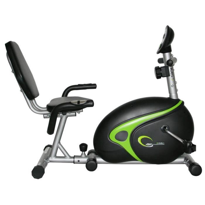Velo D Appartement Semi Allonge R9203 Hms Exercice Cardio Fitness Reeducation Prix Pas Cher Cdiscount