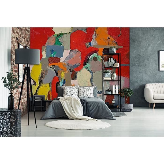 Papier Peint 3D Peinture Murale Lignes De Relief De Fleurs De Plantes