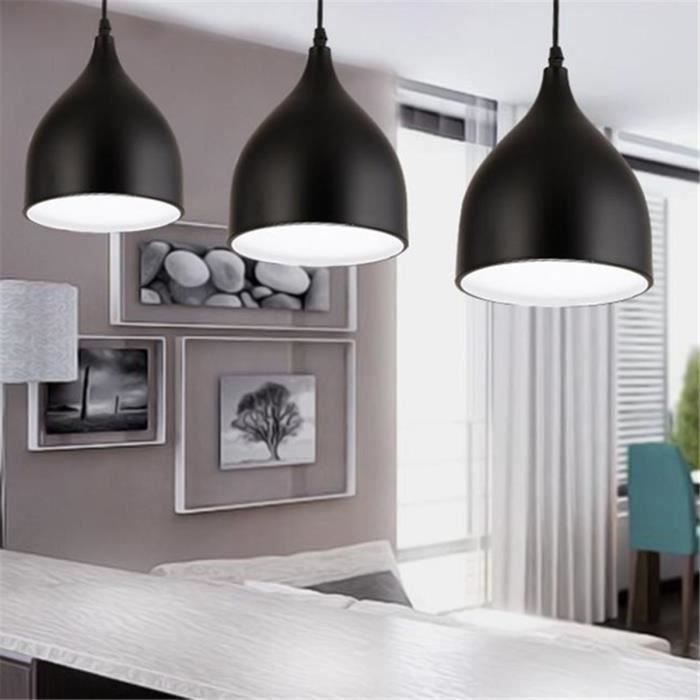 Abat-jour Plafonnier Rétro 21 Cm - Dôme Métallique Pour Ampoule E27 - Style Vintage