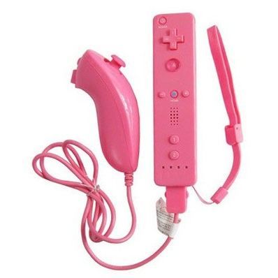 Coque De Protection Rose Pour Wiimote Motion Plus (manette Wii) - Marque Nintendo - Occasion