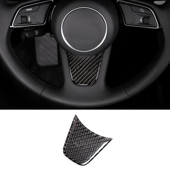 Autre accessoire,Centre de volant en Fiber de carbone véritable,accessoires  intérieur de voiture pour Audi A1 - Type E style - Cdiscount Auto