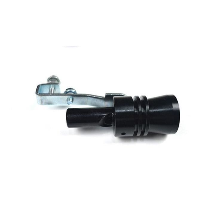 Simulateur De Sifflet Turbo XL Noir - Faux Blow Off Valve Sound, Effet Turbo Silencieux 56-85mm