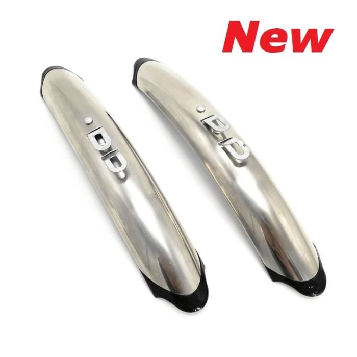 Garde boue Velo de ville retro 700c 24 26 pouces garde boue en acier inoxydable pignon fixe avant arriere Type Silver 1pair Cdiscount Sport