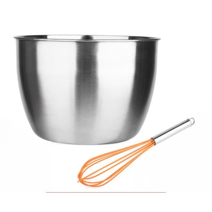 Bol à Crème En Inox Avec Couvercle - Pour Pâtisseries Et Marinades !