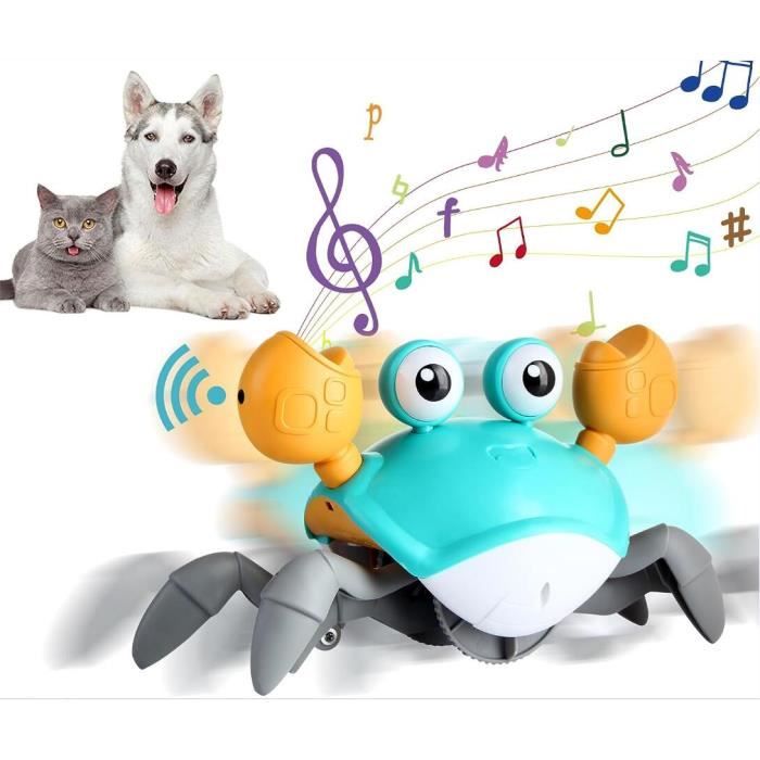 Crabe Qui Marche Bébé - Jouet Bebe 1 2 Ans avec Lumière LED et Musique  Jouets Musicaux Evite Automatiquement Les Obstacles - Cdiscount Jeux -  Jouets