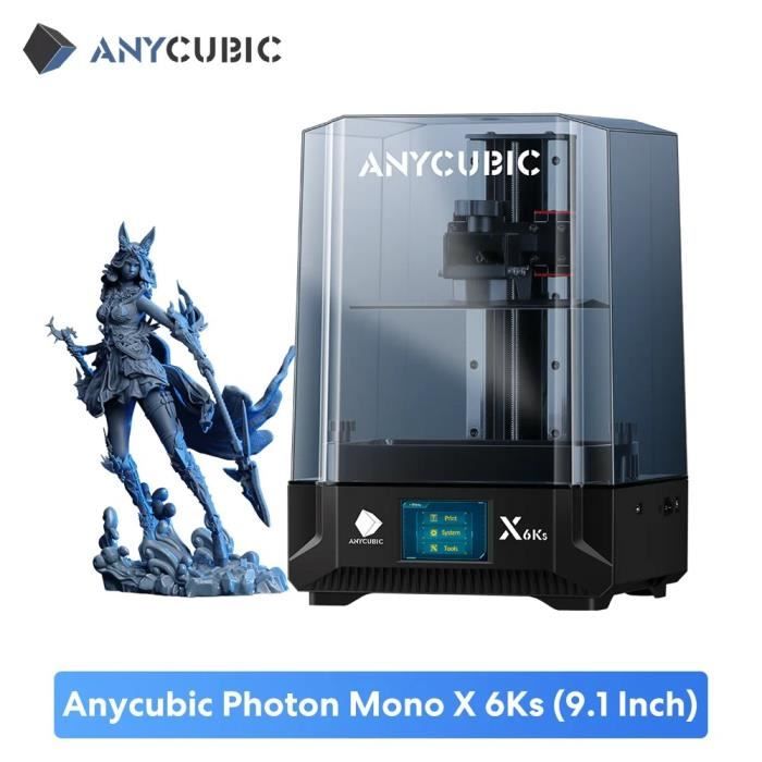 Imprimante 3D Photon Mono X 6Ks SLA, haute vitesse, taille d'impression 200x196x122mm.BAZARLAND30