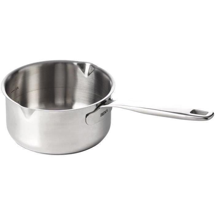 BEKA LINE Casserole Maestro en inox - 16 cm - Avec 2 becs verseurs