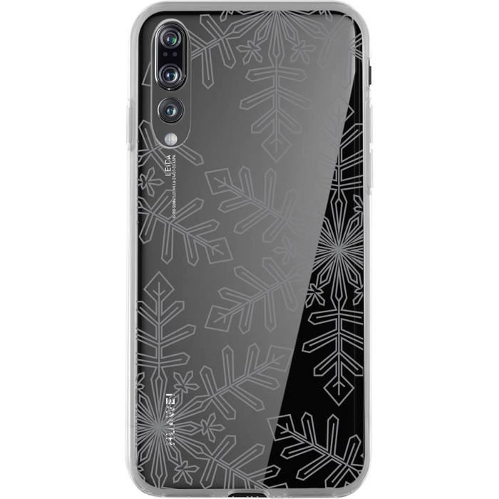 Coque hybride Huawei P20 Pro Flocons de Protection renforcée