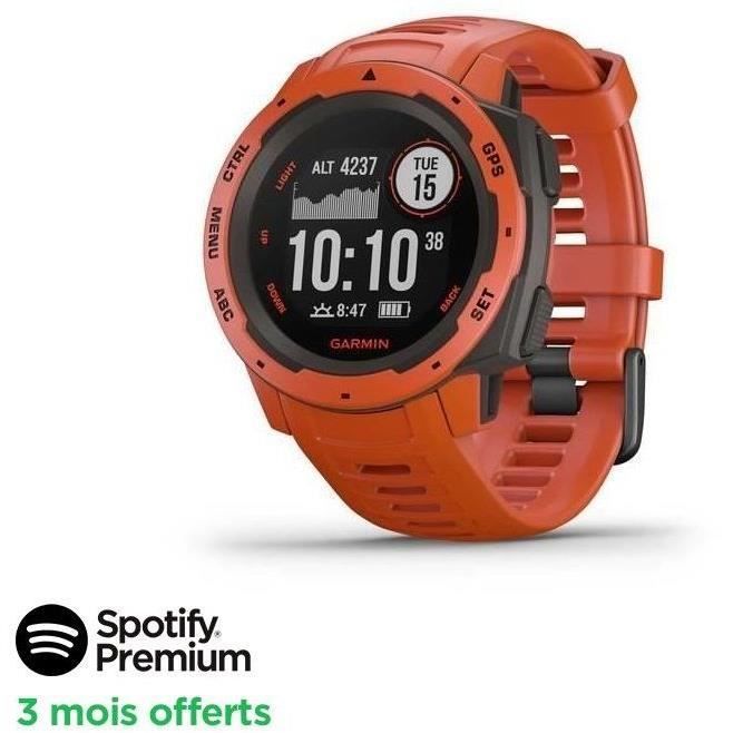 Garmin instinct solar spotify clearance