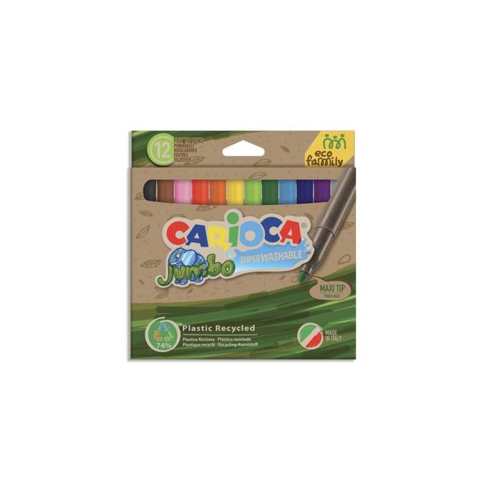 Carioca Crayons Pastel Bébé 2+ – Corps Extra Large, Couleurs Lavables – Lot Multicolore