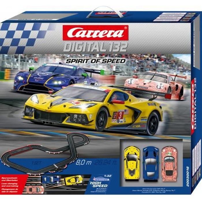 Carrera DIGITAL 132 - Coffret Spirit of Speed - Trois voitures