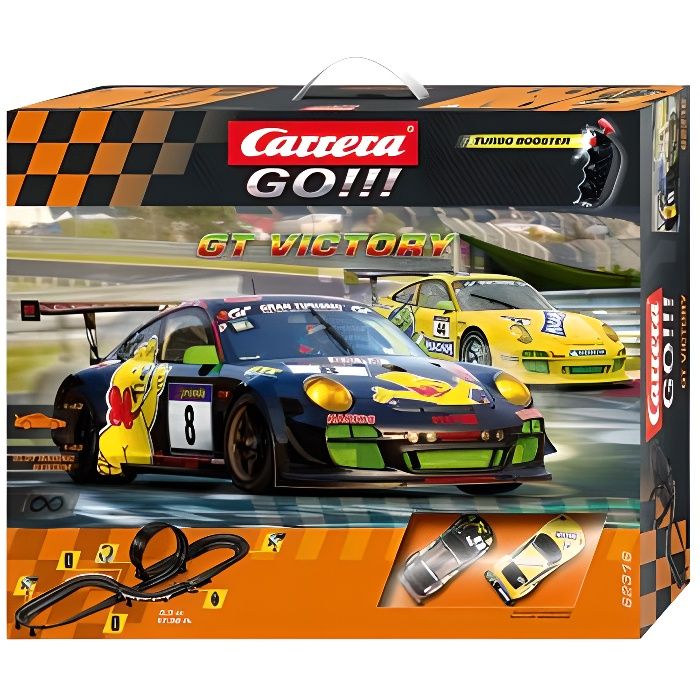 Circuit de slot racing GT Victory Carrera 1/43 - CARRERA-TOYS - 2 voitures incluses