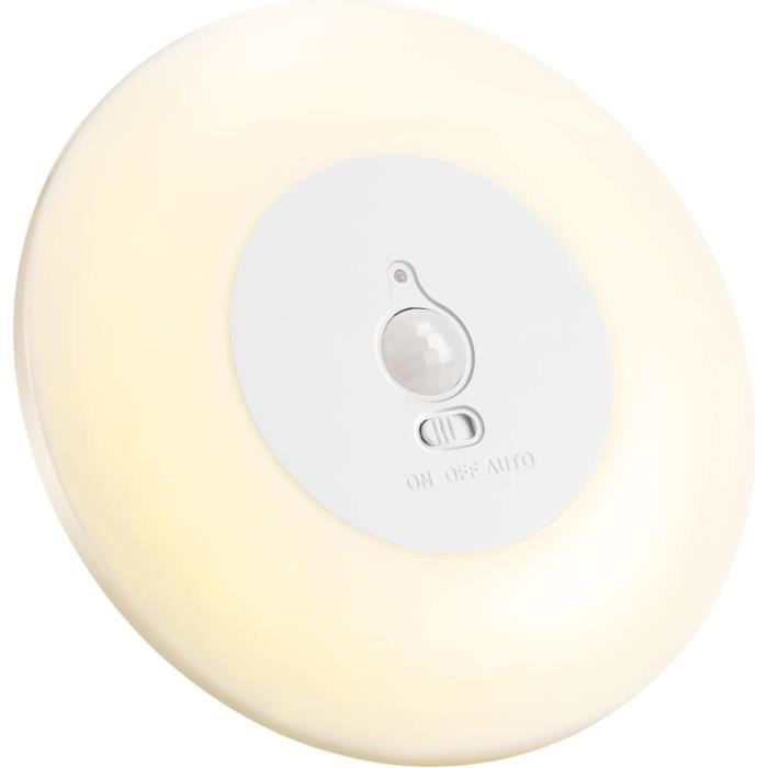 Plafonnier LED Leselux Avec Détecteur De Mouvement - Rechargeable, Sans Fil, Télécommande