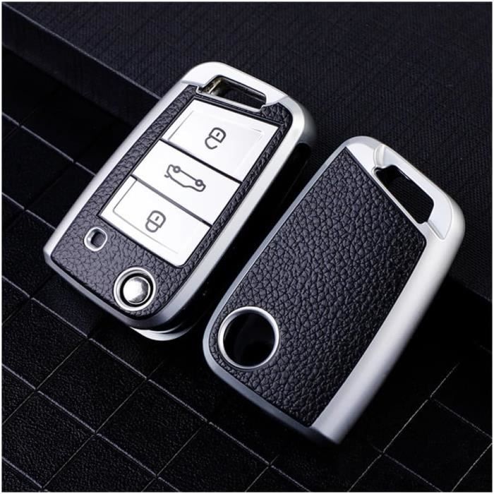 Coques De Clé Housse Clé Voiture Pour Golf 7 Gti Mk7 R Pour Kodiaq Pour ...
