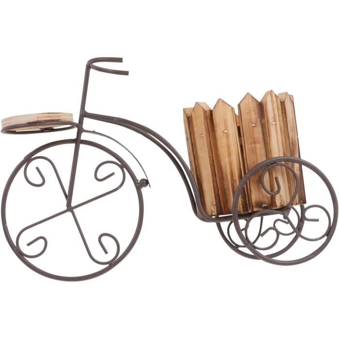 Présentoir à Fleurs à 4 Niveaux Avec 12 Seaux, étagère Mobile