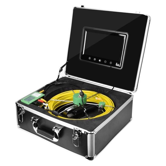 Caméra D'inspection Pour Tuyaux 9mm - Écran 10" Auto-nivelant 512Hz - Jusqu'à 80m
