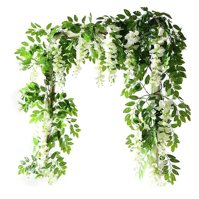 Guirlande De Fleurs Artificielles De 1,25 M, Fausses Roses, Lierre