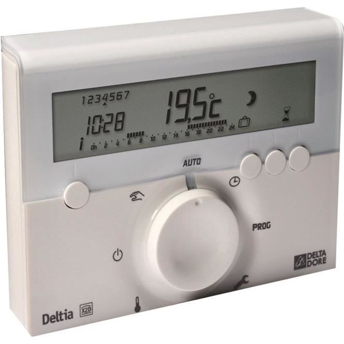 Thermostat programmable - DELTA DORE - Deltia 8.00 - Fioul