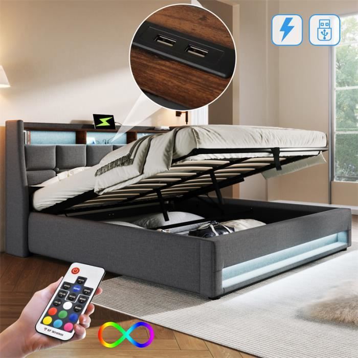 Achat YEHTOKHOME Canapé-lit 90x200cm Multifonctionnel Avec Deux Pas Cher