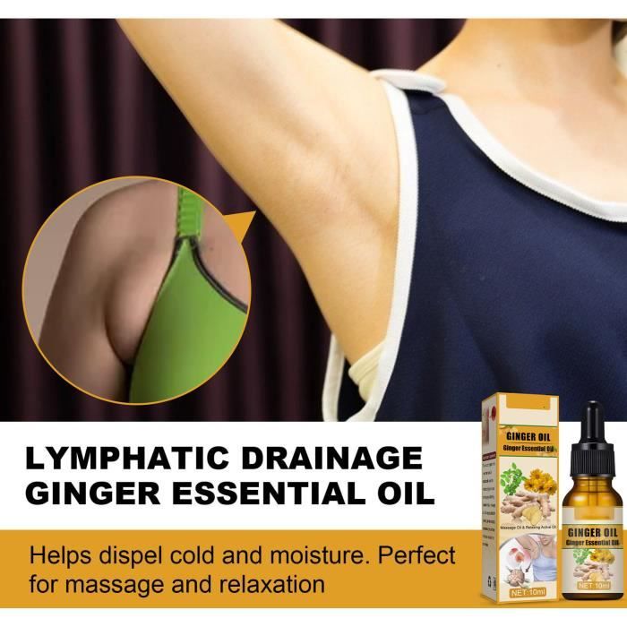 Huile De Gingembre Plant Therapy - Drainage Lymphatique Naturel