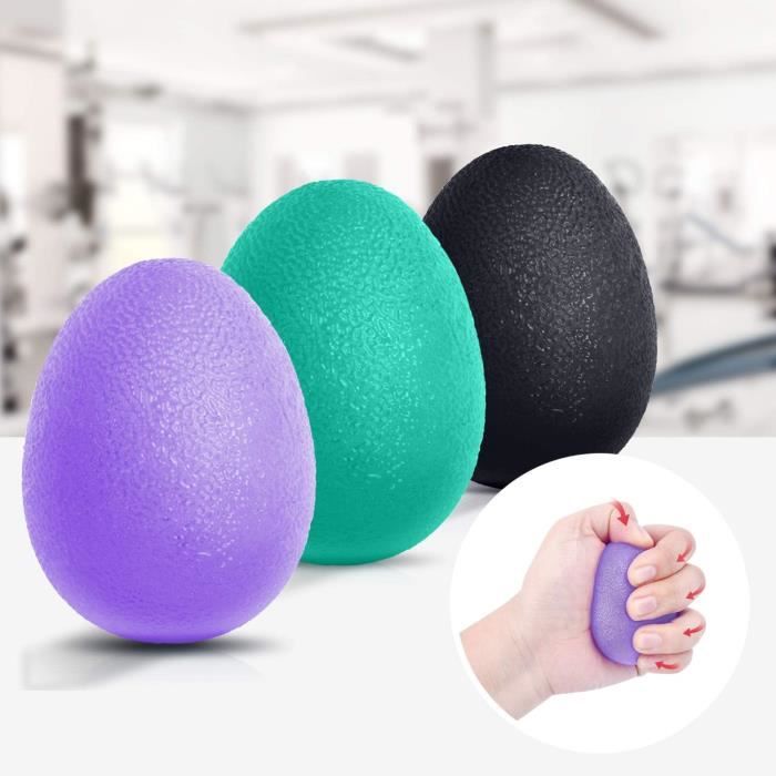 5 pièces Balle Reeducation Main Balle Anti-Stress pour Exercices à la