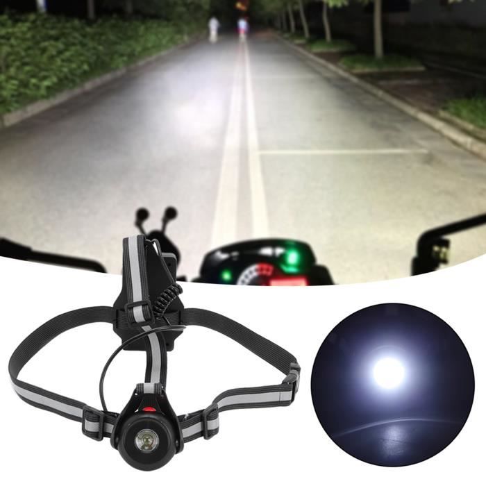 Lampe Poitrine Rechargeable avec Bande rglable pour Le Cyclisme, Course