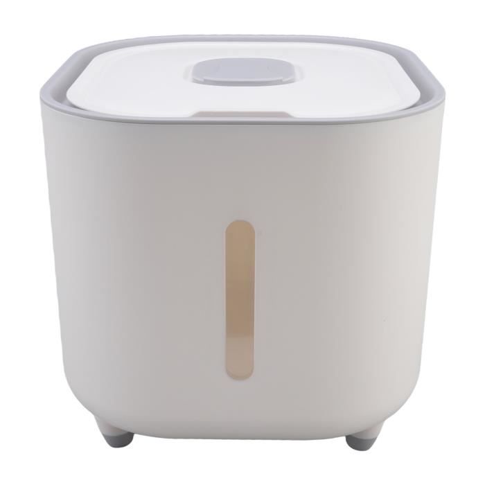 Seau à Riz Rotatif 6 Compartiments - Distributeur De Nourriture, Rangement Compact, Pour Riz, Pâtes, Céréales - 9