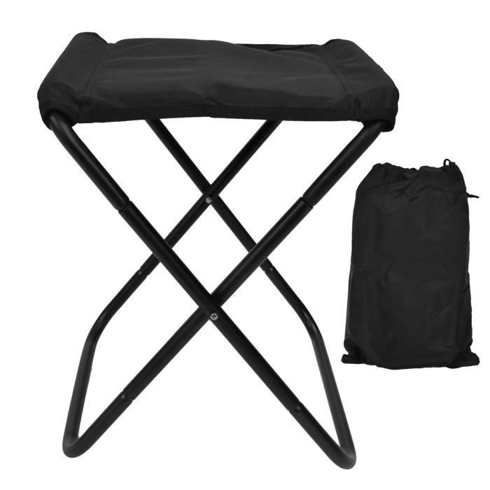 Chaise de pêche portable pliante avec sac à outils - TRAHOO - Vert