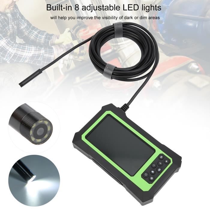 VBESTLIFE Caméra D'inspection Endoscope Industriel HD P40 5,5 Mm Avec écran De 4,3 Pouces