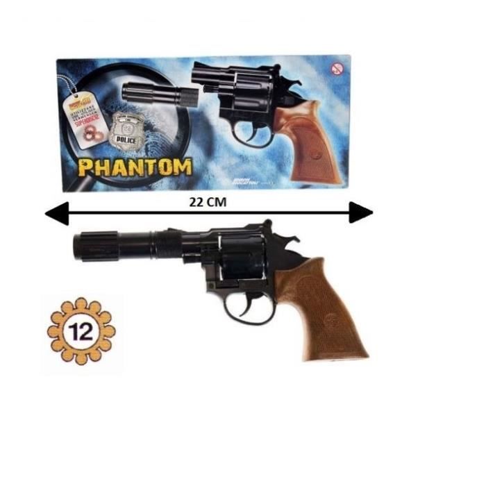 Jouet Pistolet Phantom + Amorce 12 Coups - Pistolet 22 cm - Colt - 784 -  Cdiscount Jeux - Jouets