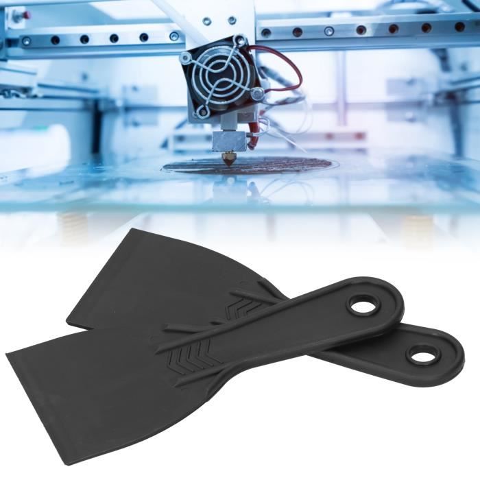 Kit D'outils De Suppression D'impression 3D, Outil De Spatule D'imprimante 3D 2 Pièces 3 Pouces, Accessoire De Pelle à Lit Chaud En Résine Photosensible ABS SLA, Kit De Nettoyage De Buse D'imprimante