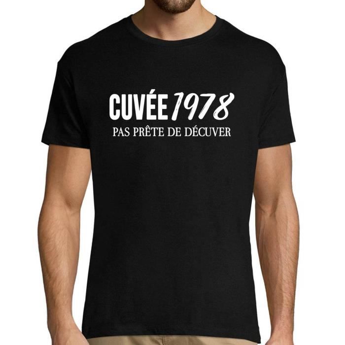 T Shirt Humour Anniversaire Pour Homme Cuvee 1978 Pas Prete De Decuver T Shirt Alcool Col Rond Fun Et Drole Pour Homme Imprime E Bleu Achat Vente T Shirt Prolongation Soldes Cdiscount T Shirt Humour Anniversaire Pour Homme Cuvee 1978 Pas Prete De Decuver T Shirt Alcool Col Rond Fun Et Drole Pour Homme Imprime E Bleu Achat Vente T Shirt Prolongation Soldes Cdiscount