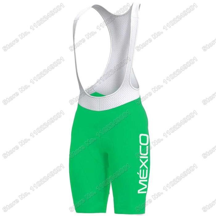 Maillot Cyclisme équipe Mexique - Homme, Taille S à 5XL, Matière Respirante, Coupe Slim