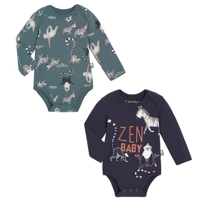 Lot De 2 Bodies Bebe Garcon Manches Longues Baby Zen Bleu Cdiscount Pret A Porter Lot De 2 Bodies Bebe Garcon Manches Longues Baby Zen Bleu Cdiscount Pret A Porter