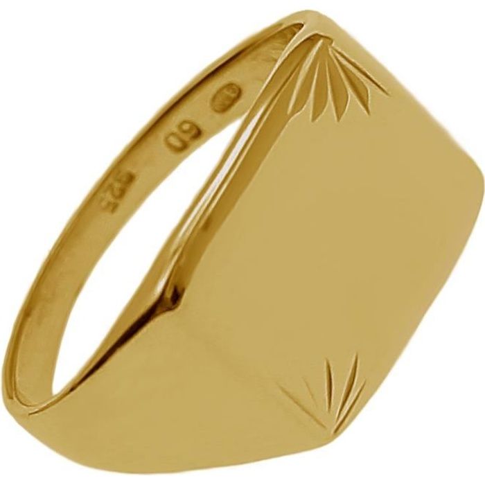 Bague Chevali re homme Plaqu Or 18 carats Dor e Achat Vente