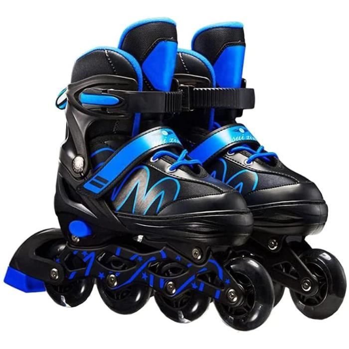 Paire De Rollers Enfants Navaris - Patins En Ligne Ajustables, Tailles 35 à 38, Neufs